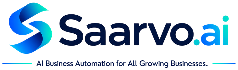 Saarvo.ai — AI Business Automation for All Growing Businesses.